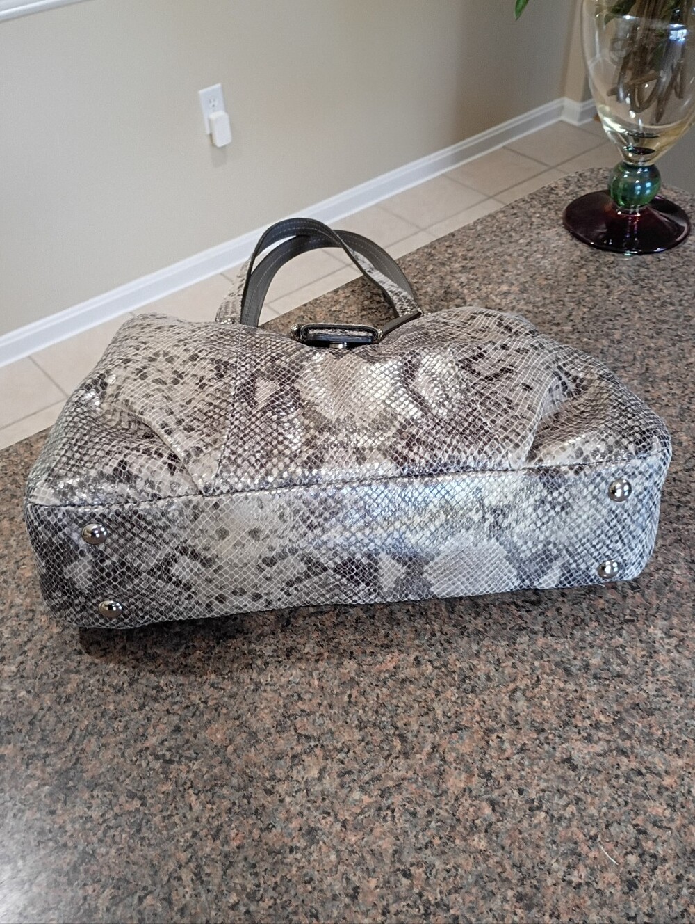 NWT Coach Soho Python Embossed Carryall - Picture 9 of 16
